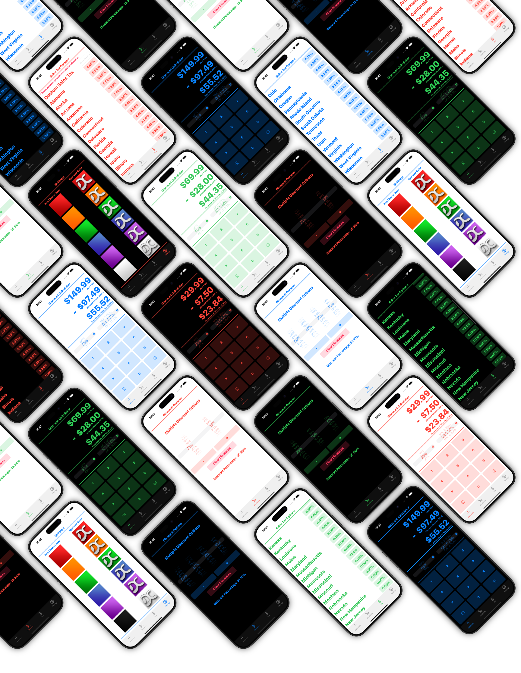 Discount Calculator app screen